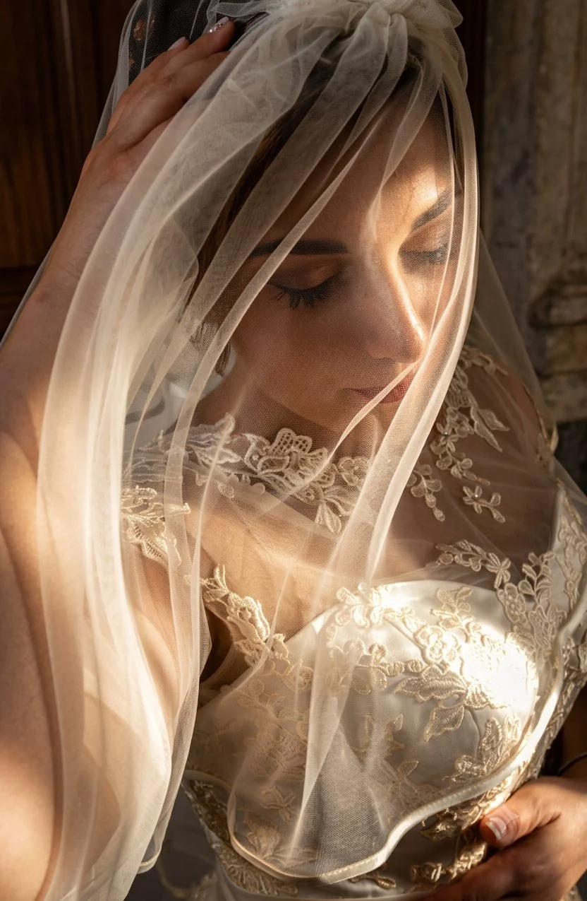 Ritratto elegante della sposa
