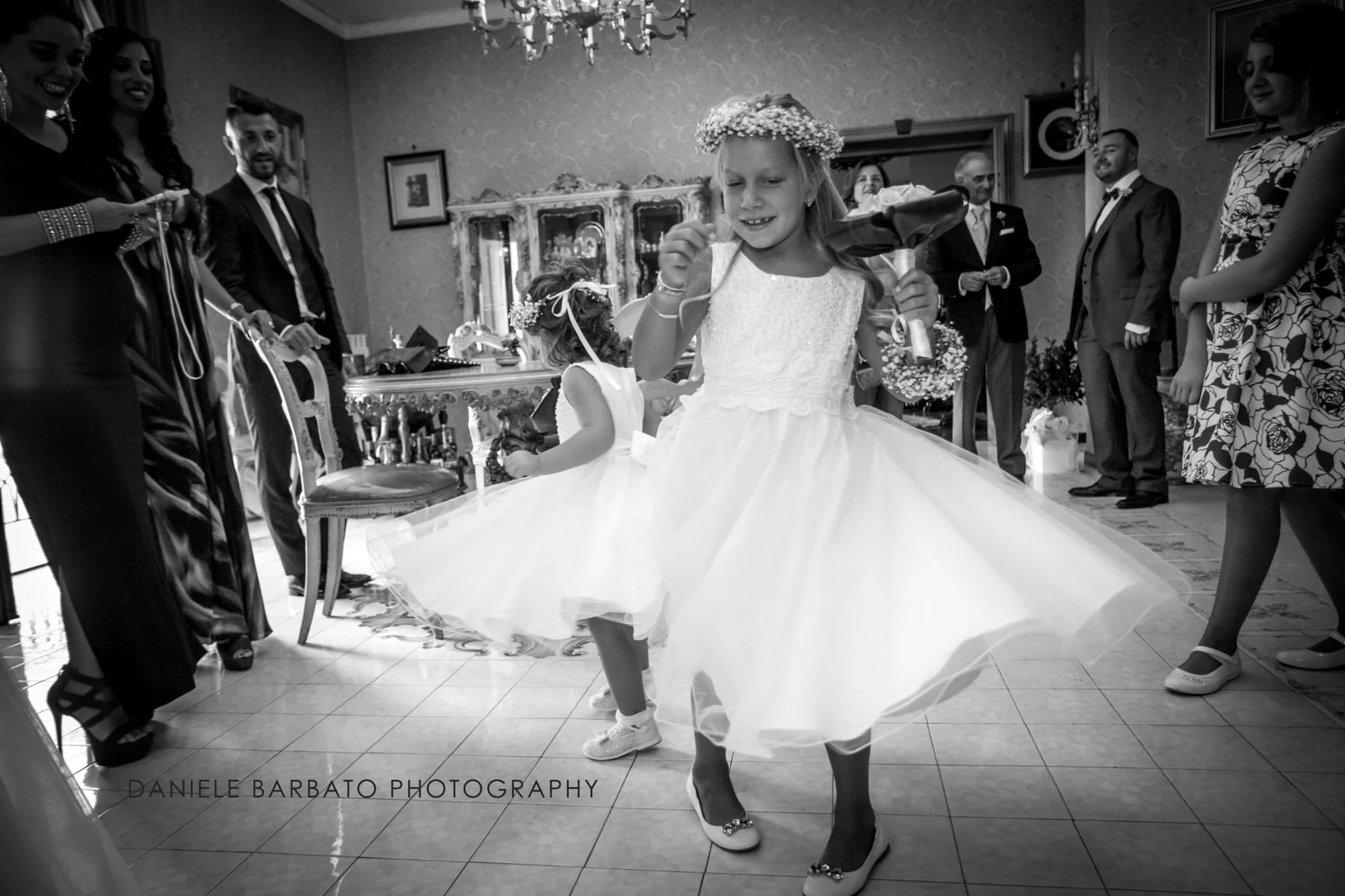 Momento spontaneo durante il matrimonio